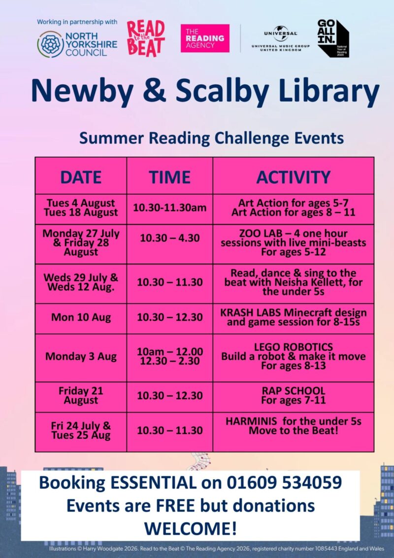 Summer Reading Challenge Events